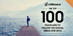 100 best travellers on social media