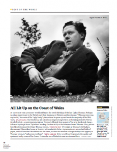 National Geographic Traveler Dylan Thomas by Abigail King