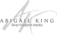 Abigail King Silver Footprint Logo