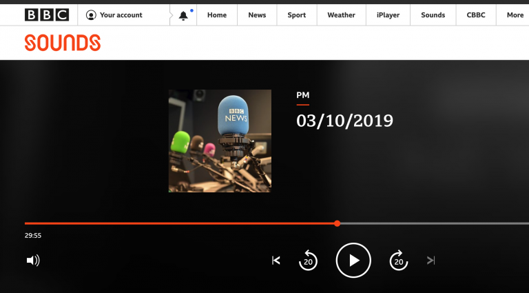 BBC Radio 4 Abigail King interview