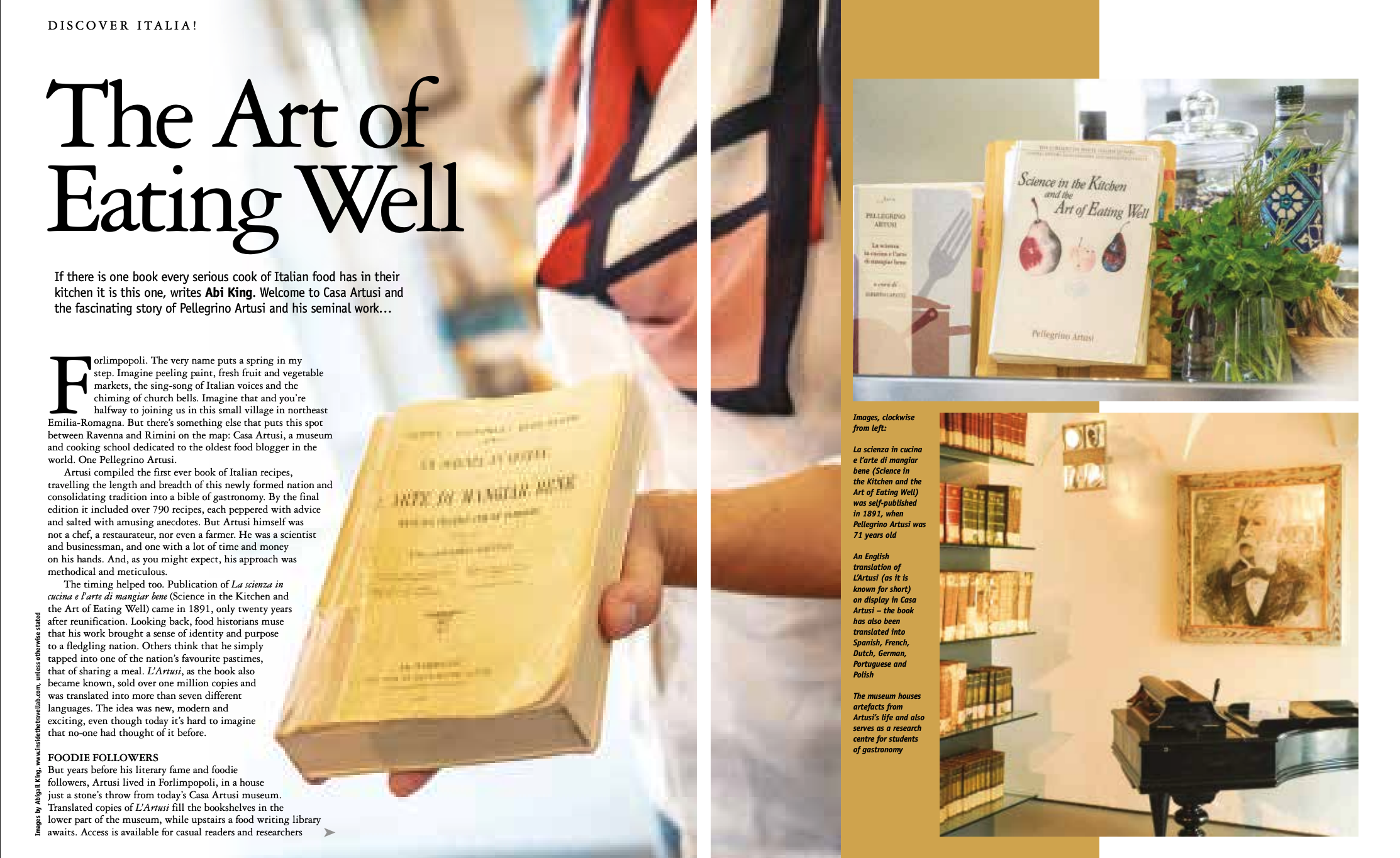 Abigail King Art of Eating Well Italia Magazine